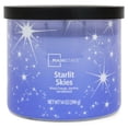 thumbnail image 1 of Mainstays 3-Wick Textured Wrapped Starlit Skies Scented Candle, 14 oz, 1 of 6