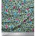 thumbnail image 1 of Soimoi Velvet Fabric Multicolor Camouflage Print Fabric by the Yard 58 Inch Wide, 1 of 3