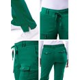 thumbnail image 4 of Adar Pro Sarraus pour Femmes - Pantalon de Sarrau Yoga à Jambe Étroite - P4100T - Étain - 3X, 4 of 7