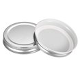 thumbnail image 1 of Uxcell Mason Jar Lids, 16 Pack - Tinplate Canning Lids Regular Mouth Leak Proof Fits Storage Jars (Silver), 1 of 6