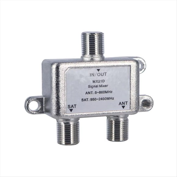 2 Way TV Antenna Satellite Splitter Coaxial Cable Antenna Cable Signal Splitter Female Connector Cable Switch Switcher