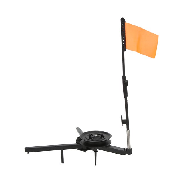 Ice Fishing Tip Up, Base Foldable Portable Ice Fishing Pole Flag Compact Cold Resistant With Reel For Outdoor Winter Fishing