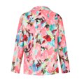 thumbnail image 4 of IROINID Blazer pour Femmes à Manches Longues Imprimé Col Rabattu, Ample Printemps et Automne, Ajusté, Petit Blazer, 4 of 7