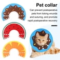 thumbnail image 1 of CBFFDC Collier pour Animaux de Compagnie Non Restrictif Double Boutonnage Ajustable Récupération Collier Confortable Cône Protecteur Fournitures pour Animaux de Compagnie, 1 of 6