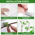 thumbnail image 4 of 50 Pcs Fixateur d'Aneth Vert pour Ligne Murale, Autocollant Fixateur Sans Traces, 4 of 7