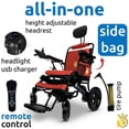 thumbnail image 3 of MAJESTIC IQ-8000 New Remote & Joystick Controlled Mobility Aid Lightweight Foldable Electric Wheelchair, 3 of 6