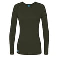 thumbnail image 2 of Adar Underscrubs for Women 2 Pack - Long Sleeve Underscrub Comfort Tee, 2 of 7
