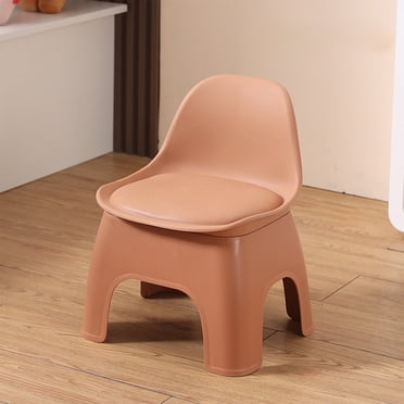 TopLLC Meubles de Bureau à Domicile Tabouret en Plastique Petit Tabouret Épaissi Chaise Ménagère Chaise pour Enfants avec Dossier Canapé Table Basse Tabouret Court Tabourets pour Adultes pour Salon Tabouret avec Dossier en Plastique
