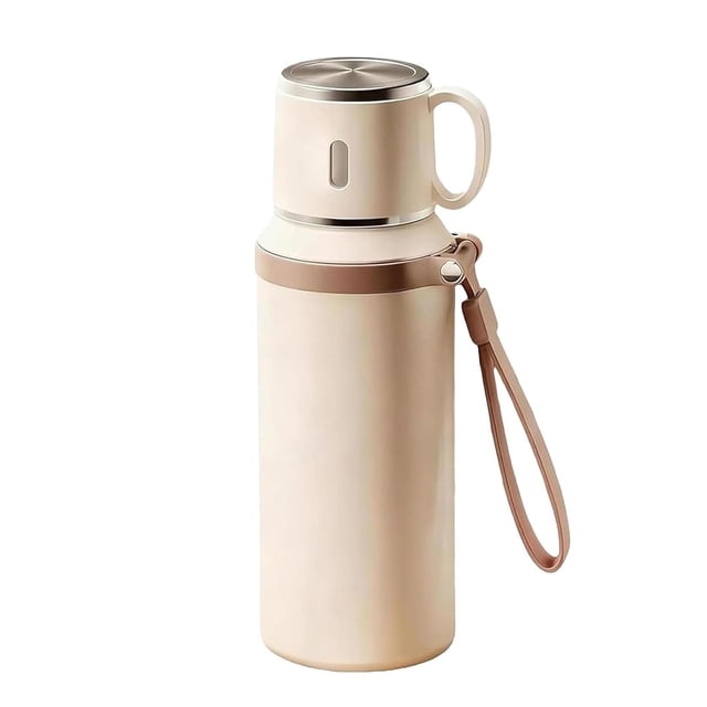 2 In 1 Stainless Steel Vacuum Insulated Bottle With Lidded Cup 316 Stainless Steel Water Bottle Sports Insulated Water Bottle