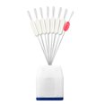 thumbnail image 1 of QualitChoice 7+1 Silicone Space Beans High Tightness and Concentricity Competitive Fishing Gear Accessories [Large] white and red M 1Set, 1 of 6
