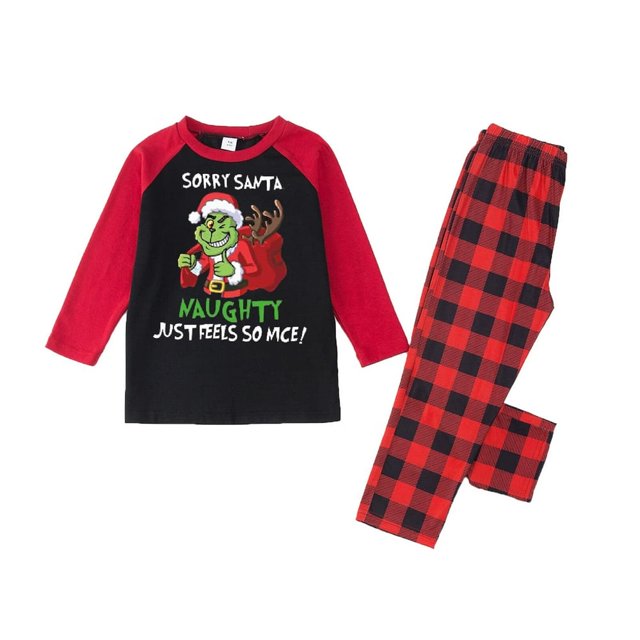 Pyjamas de Noël Assortis pour Femmes Ensembles de Pyjamas de Vacances pour la Famille