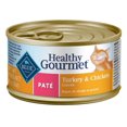 thumbnail image 1 of BLUE Healthy Gourmet Repas de dinde et poulet pâté pour chats, 1 of 5