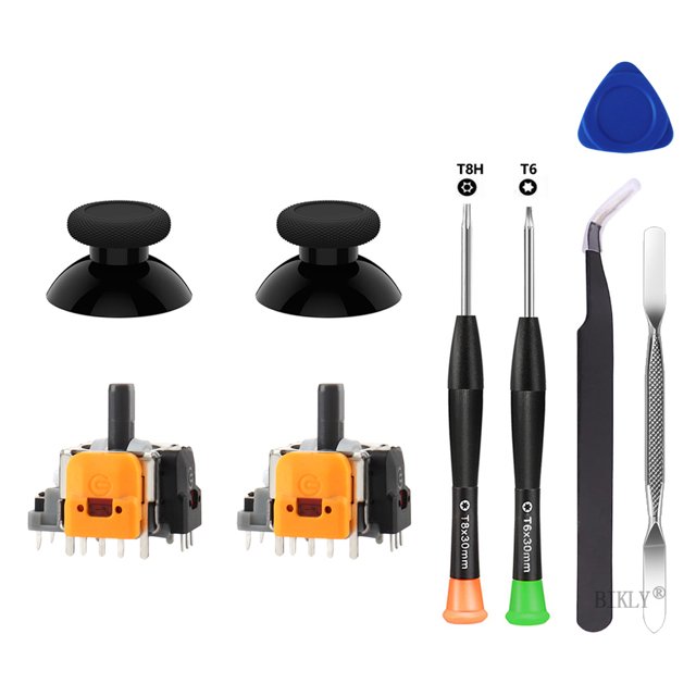 Replacement Hall Effect Joystick for Xbox One Xbox Series S/X Controller 3D Analog Thumbsticks Repair Parts Kit Accessory 2 joystick 2cap kit