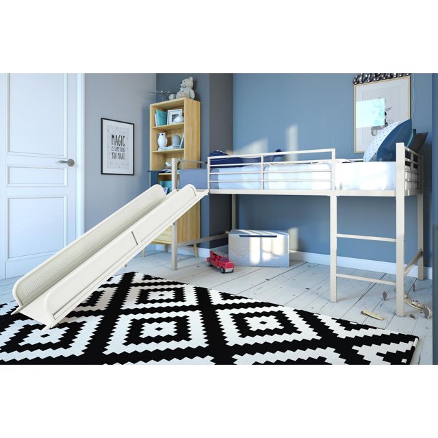 DHP Laurie Junior Twin Metal Loft Bed