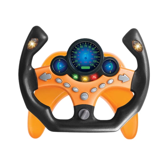 Wzzjkit Simulation de Voiture Co-Aéronautique Volant Enfants Est Éducation Précoce Son Lumière et Musique Volant