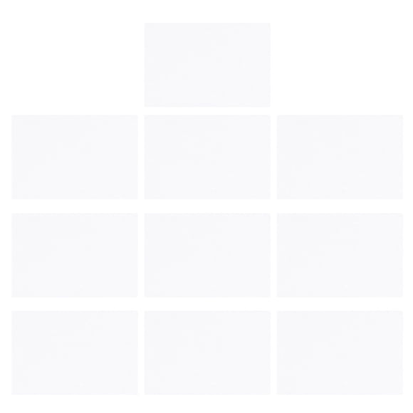 KAKOWELY DIY panels 10 Pcs Thicken Cotton Drawing Board Thicken Art Painting Board Artist Paper Board Oil Paint Sketchpad (White, 4x6inch)5.91"X3.94"X0.08"