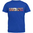 thumbnail image 1 of Santa Cruz Sunset Royal Adult T-Shirt, 1 of 1