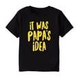 thumbnail image 1 of TZEWGL Cute Shirt For Child Letter Print Short Sleeve Crew Neck Clothes For Infnants size 18-24M, 1 of 3