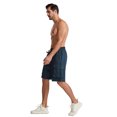 thumbnail image 4 of jsaierl Men's Drawstring Cargo Shorts Multi-Pocket Workwear Shorts Loose Fit Jogging Athletic Five-Inch Pants, 4 of 9