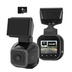YADA Roadcam PLUS 1080p Dash Cam avec WiFi Contrôle de l'application, vision nocturne, enregistrement de boucle, G-capteur, taille compacte, micro SD Carte incluse – BT532967F