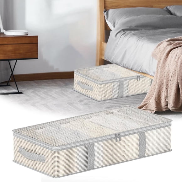 Pvc Underbed Storage Bag Full Transparent Large Capacity Storage Bag Storage Bag Underbed Flat Storage Bag