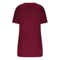 thumbnail image 3 of AherBiu Womens 2025 Ribbed Knit T Shirts Square Neck Slim Fitting Tshirts Summer Casual Basic Tops Blouses, 3 of 4