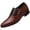 Brown, variant on New Mens Dress Shoes Large Size British Style Splicing Together Pointy Toe Lace up Fashion Classic Formal Business Casual Leather Shoes Brown