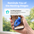 thumbnail image 2 of Birdfy Smart Birdhouse with Camera, Solar-Powered Outdoor Bird House, Perfect Viewing of Bird Nesting and Hatching, Record Every Stage of Bird Growth,Ebony, 2 of 12