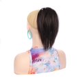 thumbnail image 1 of Synthetic Straight Hair Bun Hairpiece Short Claw Clip Ponytail Extensions for Women, 1 of 6
