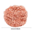 thumbnail image 3 of Copper Coated Scrubber Pad Used for Dishes, Pots, Pans, and Ovens Copper Wool Scrubber, Reusable Easy Scouring for Kitchen Cleaning Gently Removed Long Lasting, 3 of 9