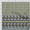 thumbnail image 1 of Soimoi Poly Crepe Fabric Lotus & Peacock Panel Fabric Prints by Yard 42 Inch Wide, 1 of 2