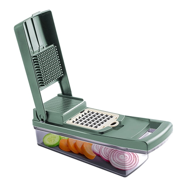 Agiferg Vegetable Chopper, 14-in-1 Multi-function Kitchen, Stainless Steel Vegetable Chopper, Hand Grinder,potato And Fruit