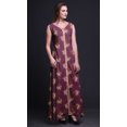 thumbnail image 3 of Bimba Robe Longue Décontractée d'Été Sans Manches à Fente avant Imprimée à Fleurs pour Femmes - Xxx-Grand, 3 of 5