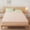 Pink, variant on Sales Today Clearance! YHJFZM Fitted Sheet Protective Cover For Bed Mattress Pocket Fitted Sheet Winter Warm Breathable Non Slip For Skin Care Bed Sheet Cotton Quilted Fitted Sheet