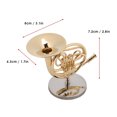 thumbnail image 4 of Avec Support Corne Française Ornement, Ornements d'Instruments, en Laiton pour Noël, 4 of 7