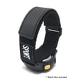 thumbnail image 2 of Bandini 18mm Nylon Sports Watch Band Strap - Black - Hook Loop - Velcro Fastening, 2 of 6