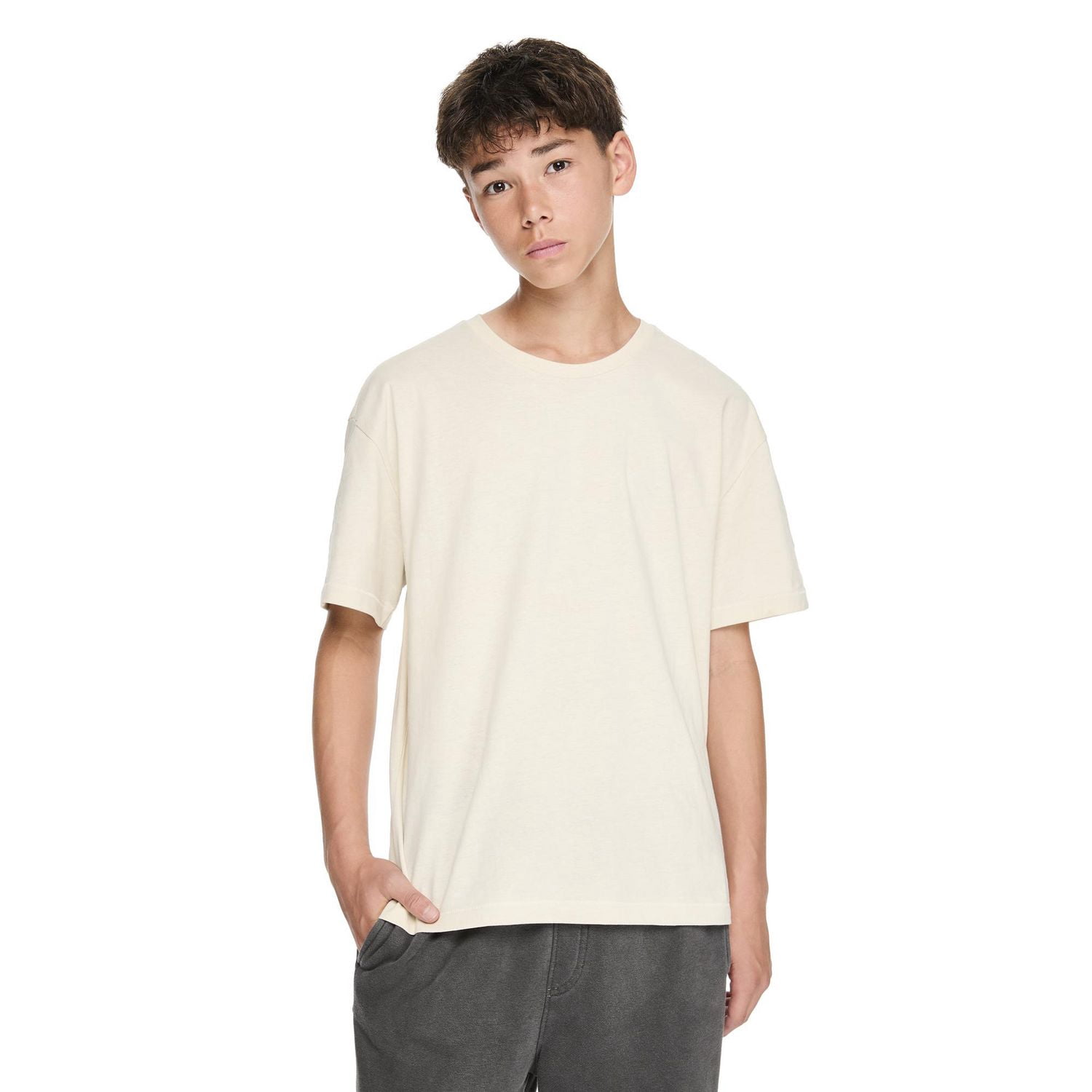 Jackson Boys' Washed Short Sleeve Crew Neck Tee