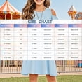 thumbnail image 3 of Économies de Printemps/été! HVOBTTY Robe Confortable à Manches Courtes pour Fille, Robe Quotidienne Sans Manches Extensible, Robe Trapèze Tournoyante, Patineuse, Récital d'École, Robe à Manches Courtes à Col Rond, Rose, 5 Ans, 3 of 5