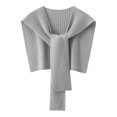 thumbnail image 2 of Women's Shawl Wrap Poncho Cape Open Front Cardigan Scarf Pashmina Shawls For Fall Winter, 2 of 6