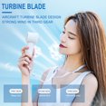 thumbnail image 4 of Boovnll Portable Fan, Adjustable High Speed USB Rechargeable Fans Lightweight Compact Handheld Fan for Outdoor, Travel, Camping, Vacation, Summer Gift, Mini Fan - Fan, 4 of 7