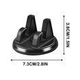 thumbnail image 3 of Support de Téléphone pour Tableau de Bord de Voiture Rotatif à 360° / Compartiment de Rangement Multifonction pour Téléphone Intelligent et Appareils GPS / Adhésif Lavable / Antidérapant, Stable et Sécuritaire / Convient aux Téléphones de 6 à 12 mm d'Épaisseur / Noir / 5x5, 3 of 9