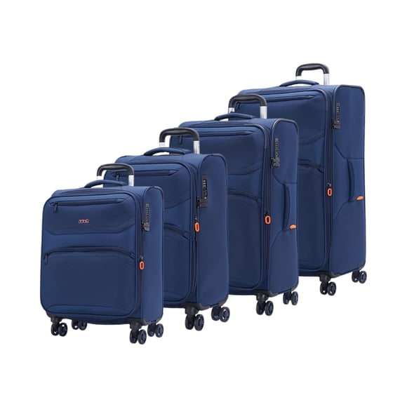 JUMP (Moorea) 4-Piece Luggage Set French Masterpiece Collection Ultra-Light, Expandable with TSA Lock