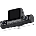 thumbnail image 3 of Wuztai 4 Channel Dash Cam, 1080P Front Rear Left Right Car Camera, Dashcam with IR Night Vision Loop Recording Motion Detection Parking Aid, 3 of 7