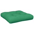 thumbnail image 3 of vidaXL Pallet Cushions 2 pcs Green Fabric, 3 of 5