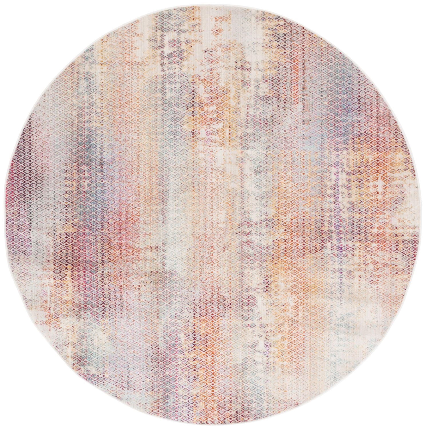 SAFAVIEH Rainbow Kameron Abstract Indoor/Outdoor Area Rug