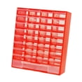 thumbnail image 1 of ZheElen Organisateur d'Armoire de Rangement à Tiroirs Écrous Vis Garage Petite Organisation Articles Bleus Rouge 30x13.1x40.8cm, 1 of 6