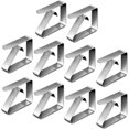 thumbnail image 1 of 12 PCS Pinces Nappe, Pince Nappe Réglable, Nappe en Acier Inoxydable, 1 of 5
