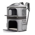 thumbnail image 3 of Cat Carrier Detachable Backpack Double Cat Carrier Breathable and Convenient for Travel - Durable and Comfortable Shoulder Protection, 3 of 7
