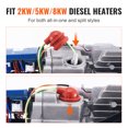 thumbnail image 3 of VEVOR Diesel Heater Glow Plug Kit, Ceramic Glow Plug Repair Kit, Air Diesel Parking Heater Part with Removal Fitting Tool, Diesel Heater Rebuild Kit for 2KW/5KW/8KW Diesel Heater Replacement, 3 of 9
