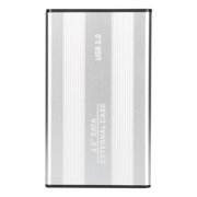 2.5in 2TB Portable External Hard Drive Enclosure, HDD Plug Play 3TB USB2.0 SSD Disk Box 1tb External Hard Enclosures For OS X Laptops Data Storage Noir Drive HDD SSD Laptops